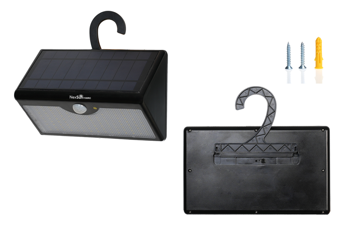 NexSun 1100RC | 1100 Lumens | Remote Controlled Solar Floodlight
