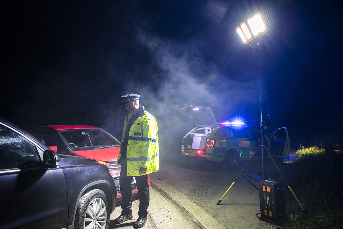 StratoStar AC | 120000 Lumens | AC Powered Tower Floodlight