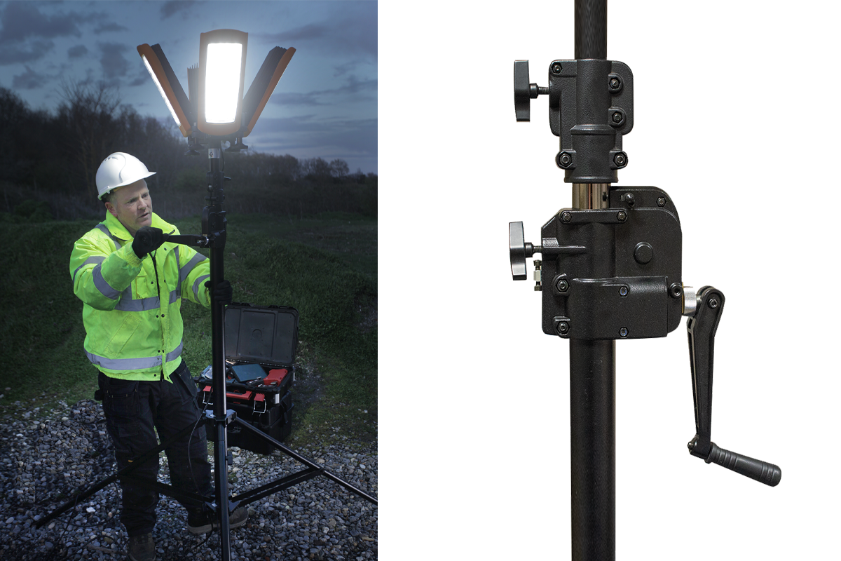 StratoStar AC | 120000 Lumens | AC Powered Tower Floodlight