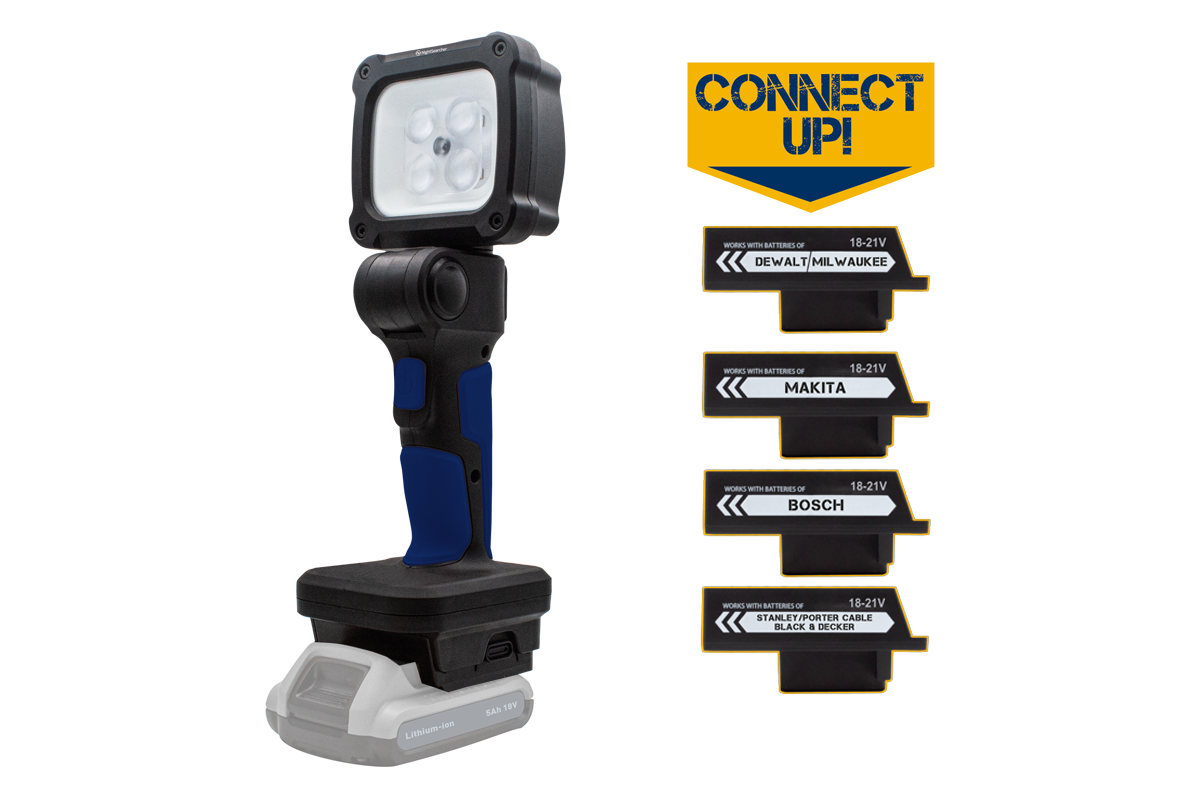 Thor Connect | 2500 Lumens | Powertool Battery Work Light