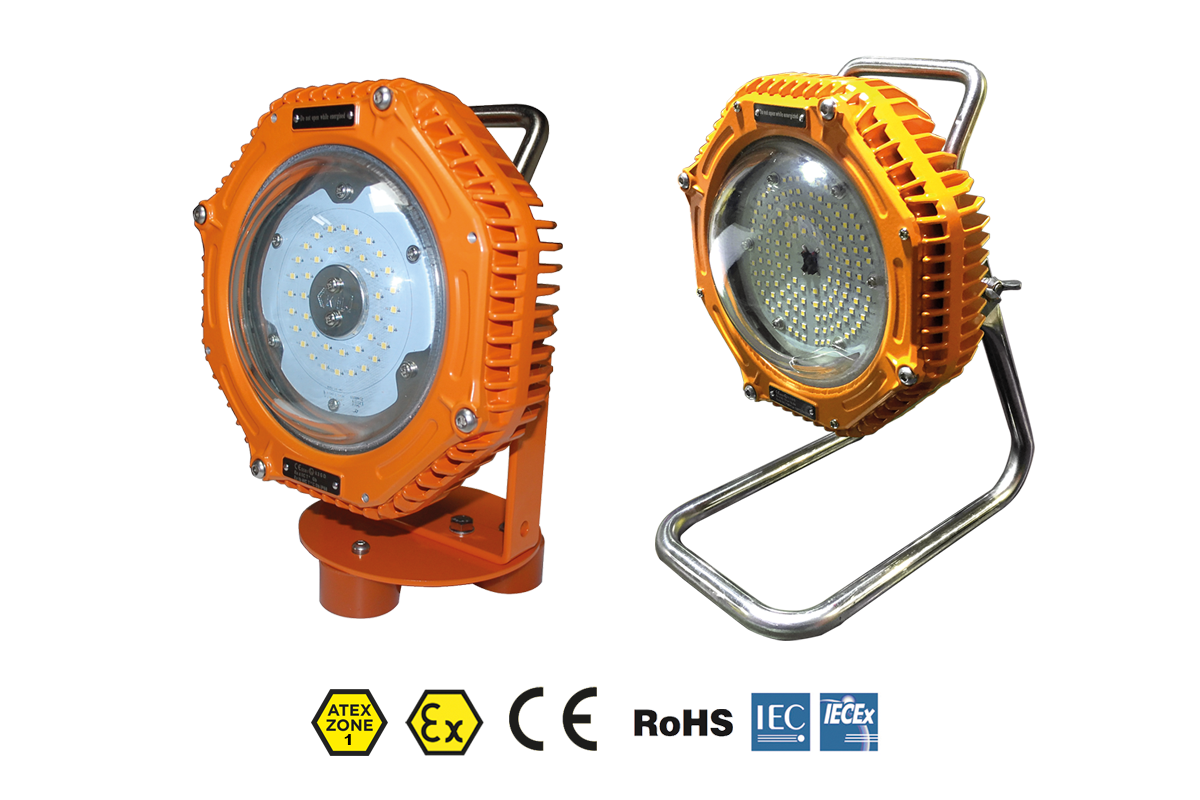 Titan RX | 2100 Lumens | Zone 1 | Rechargeable ATEX Floodlight