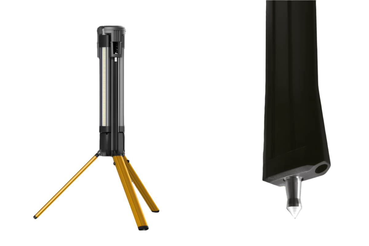 Tower Pro 10K - 10000 Lumens | Collapsible Rechargeable/AC Work Light with Built in Tripod (EU Plug)