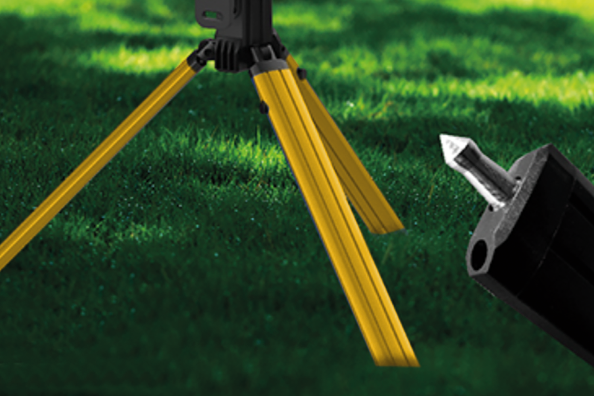 Tower Pro 10K - 10000 Lumens | Collapsible Rechargeable/AC Work Light with Built in Tripod (EU Plug)