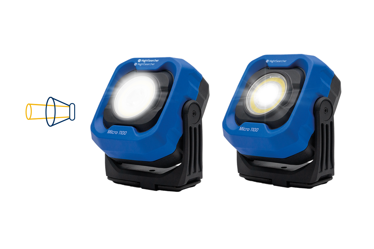 Micro 1100 | 1100 Lumens |  Rechargeable Mixed-Beam Work light