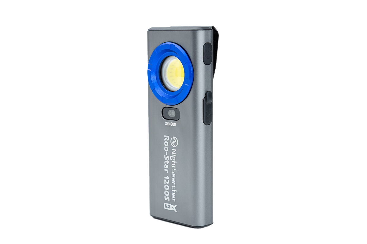 RooStar 1200S | 1200 Lumens | Rechargeable Slim Work light With Sensor