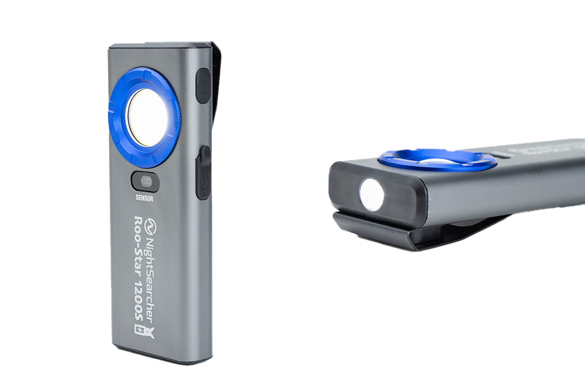 RooStar 1200S | 1200 Lumens | Rechargeable Slim Work light With Sensor