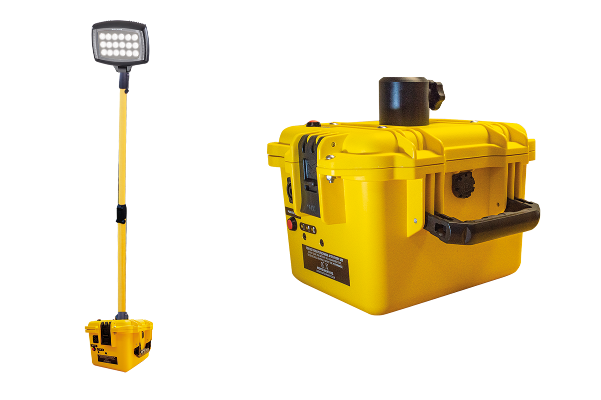 Solaris Maxi 20K  - 20000 Lumens |  38Ah SLA Rechargeable Floodlight