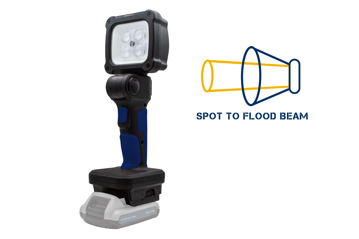 Thor Connect | 2500 Lumens | Powertool Battery Work Light