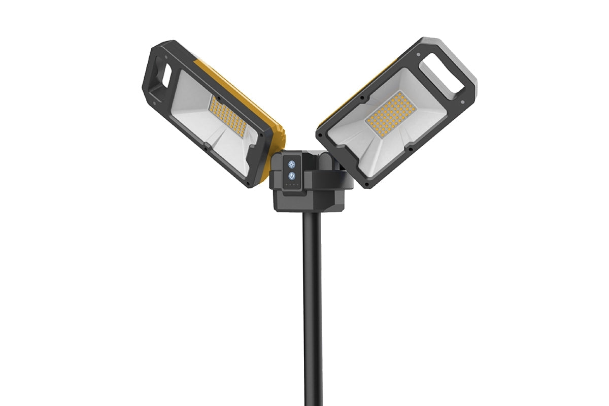 Tower Pro 5K - 5000 Lumens | Collapsible Rechargeable/AC Work Light with Built in Tripod (EU Plug)