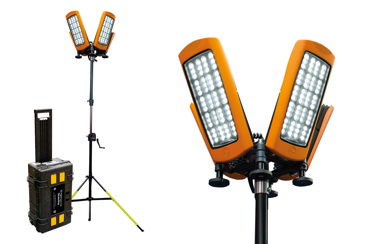 StratoStar AC | 120000 Lumens | AC Powered Tower Floodlight