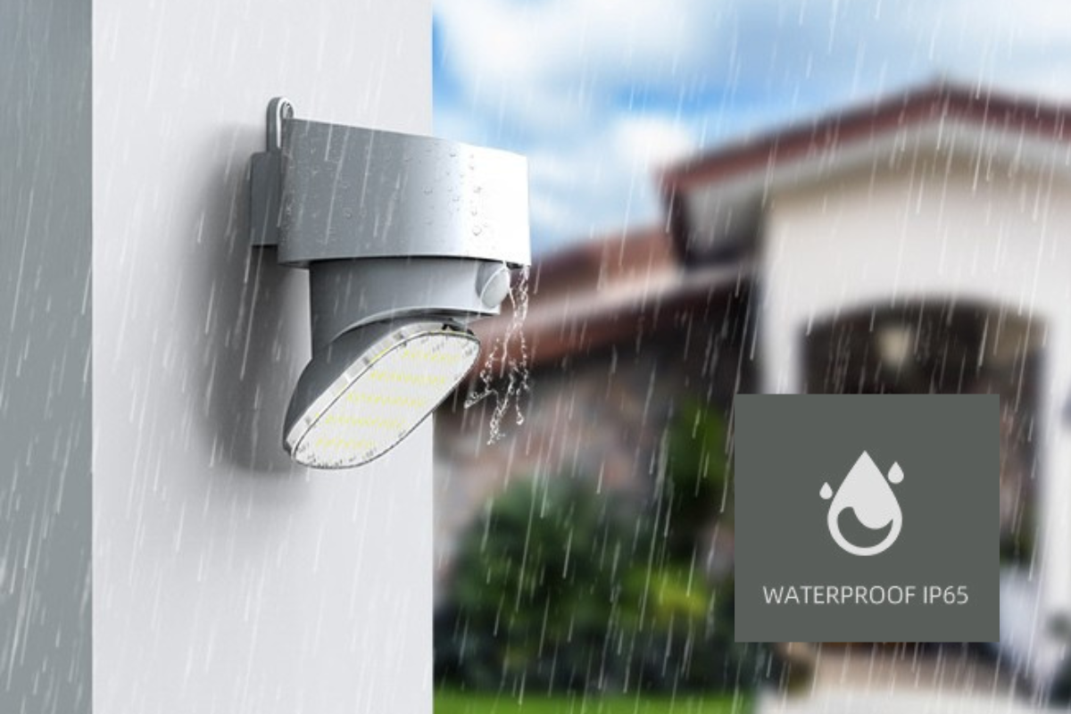 NexSun Nautilus | 2000 Lumens | Tilt & Rotatable Solar Wall Light with PIR Sensor