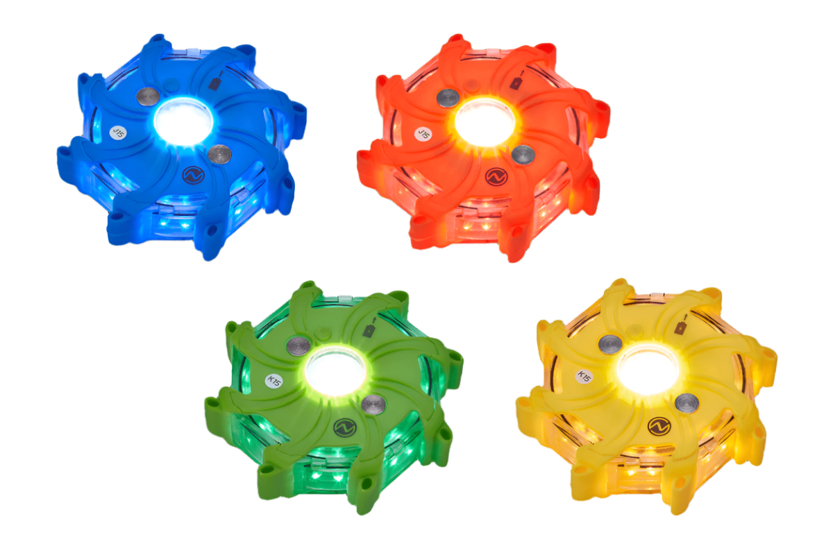 Pulsar Pro  | 360º Illumination | Rechargeable Hazard Warning Light - Single