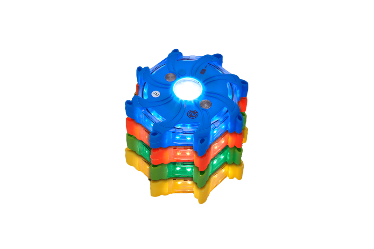 Pulsar Pro  | 360º Illumination | Rechargeable Hazard Warning Light - Single